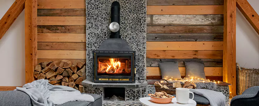 Thelin Hearth Products Direct Vent Gas Stove Fireplace Inspection in Kailua, Hawaii